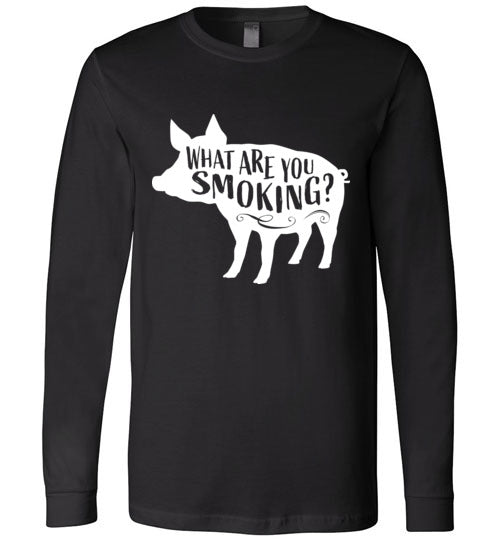 What Are You Smoking? Pig T-Shirt - LS